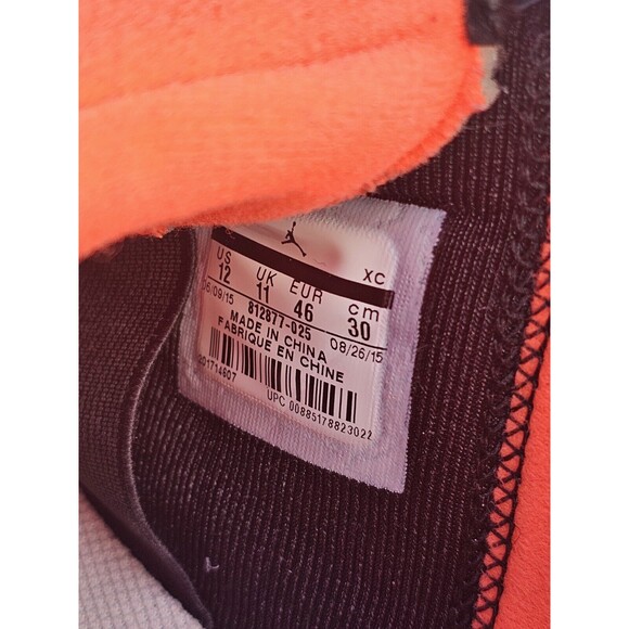 Air Jordan Westbrook 0 Zero Holiday Why Not Black Grey Red Size 12 - Picture 5 of 13